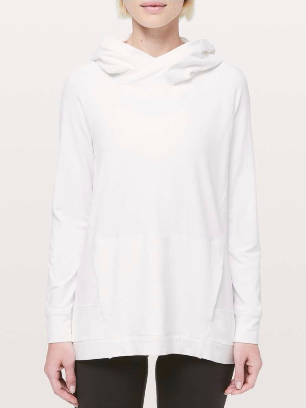 Lululemon Starting Place Hoodie Women’s 8  Lack Pullover Top Rulu Yoga